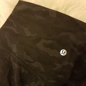 lululemon camo align 7/8 ankle leggings sz 6